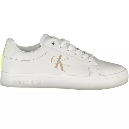 White Leather Women Sneaker