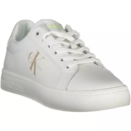 White Leather Women Sneaker