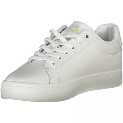 White Leather Women Sneaker