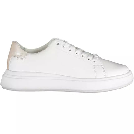 White Leather Women Sneaker