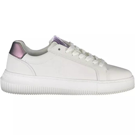 White Leather Women Sneaker