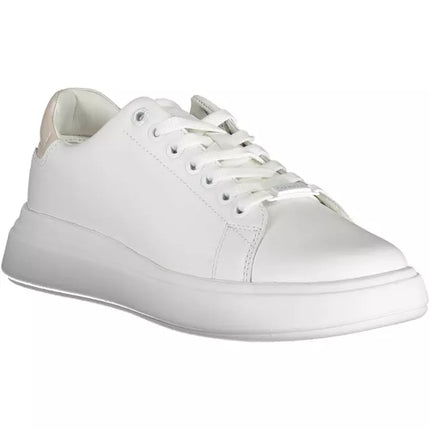 White Leather Women Sneaker