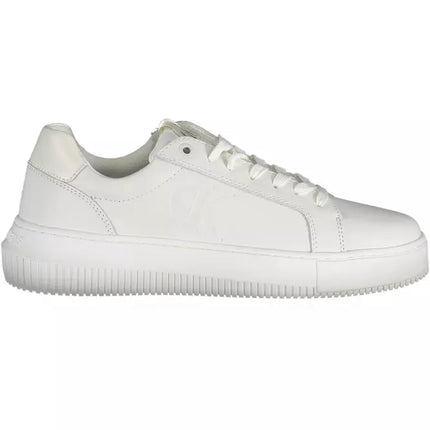 White Leather Women Sneaker