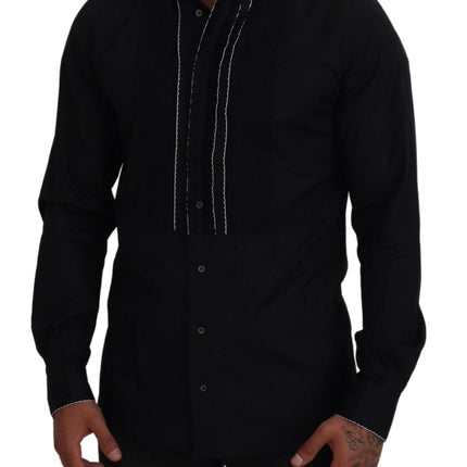 Camisa de vestir de esmoquin elegante Fit Slim Fit