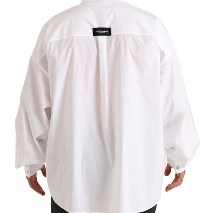 Elegante camisa formal de algodón blanco