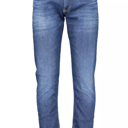 Blue Cotton Men Jeans