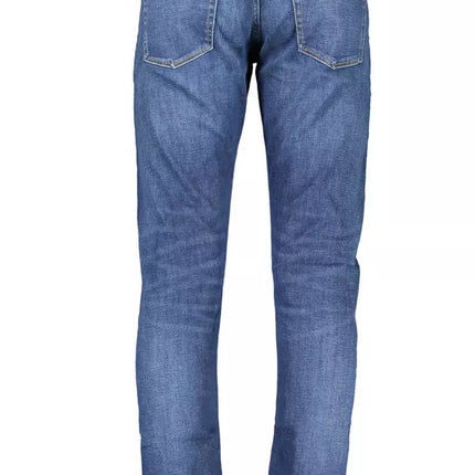 Blue Cotton Men Jeans