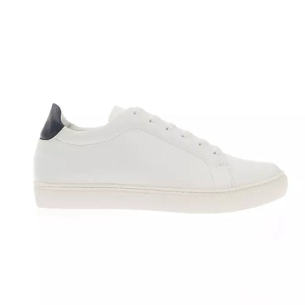 Eleganti sneaker in pelle monocolore