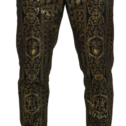 Elegantes pantalones de noche de Jacquard