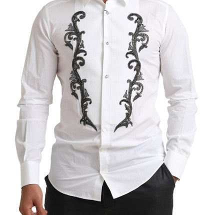 Camisa de esmoquin del diseño del diseñador italiano Slim Fit