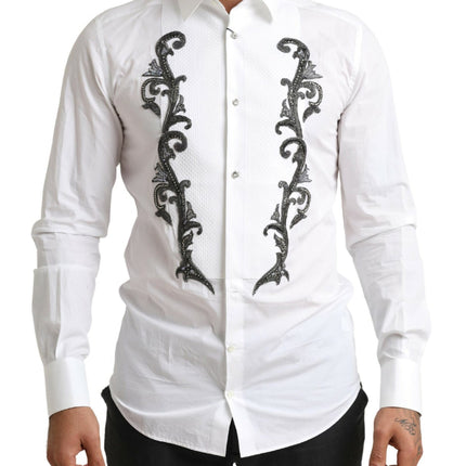 Camisa de esmoquin del diseño del diseñador italiano Slim Fit