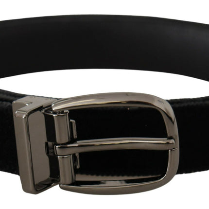 Elegant Black Velvet Designer Belt