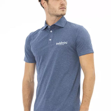 Élégant polo en coton de logo brodé