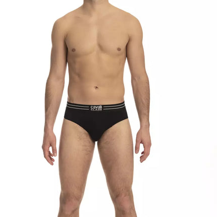 Black Cotton Men Underwear