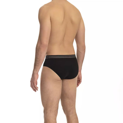 Black Cotton Men Underwear