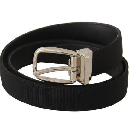 Elegant Engraved Buckle Leather Belt