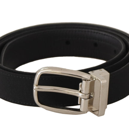 Elegant Engraved Buckle Leather Belt