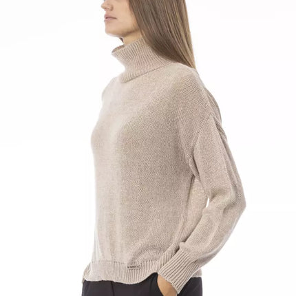 Maglione chic vulcano beige