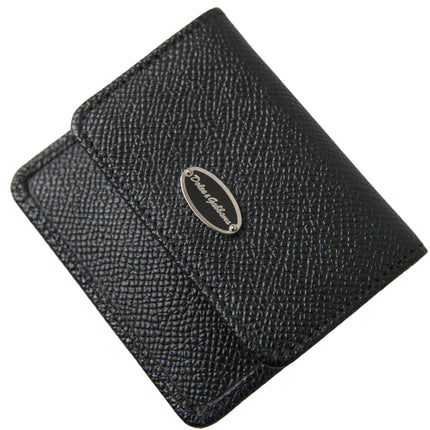 Elegante Leren Bifold Munt Portemonnee