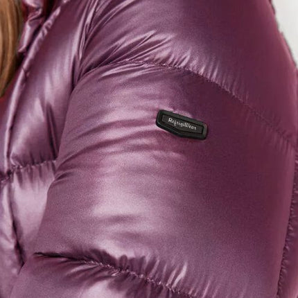 Veste bouffante violette légère élégante