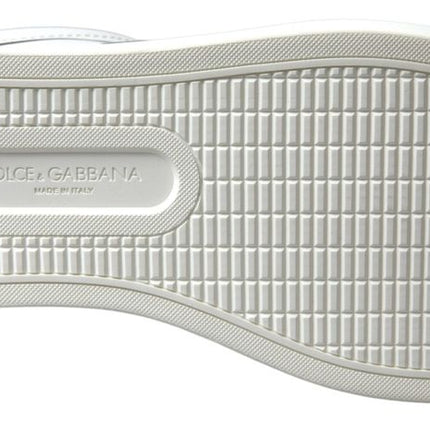 Zapatillas de deporte informal de cuero blanco elegantes