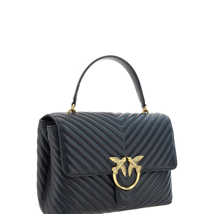 Elegante bolso negro de piel de becerro