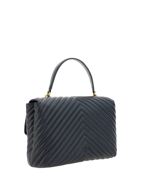 Elegante bolso negro de piel de becerro