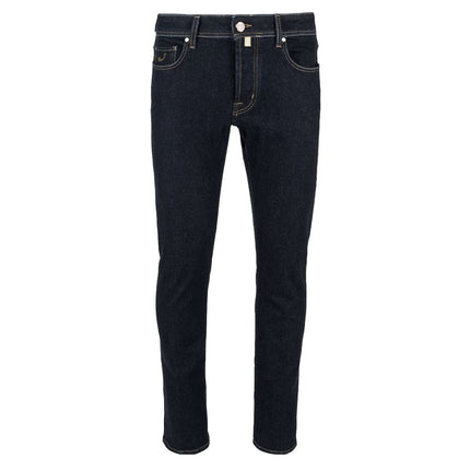 Jeans de diseñador de azul oscuro elegante Fit Slim Fit Dark