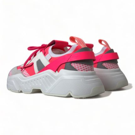 Daymaster veter-up sneakers met barokke zool