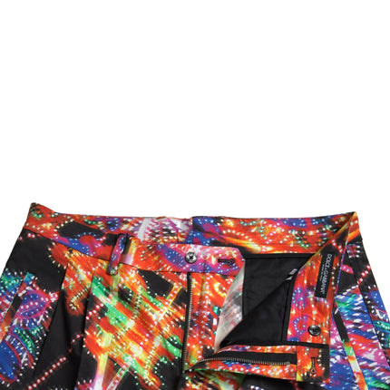 Pantaloncini bermuda stampati multicolore