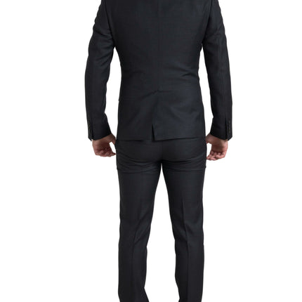 Elegant Black Martini Slim Fit 3 pièces