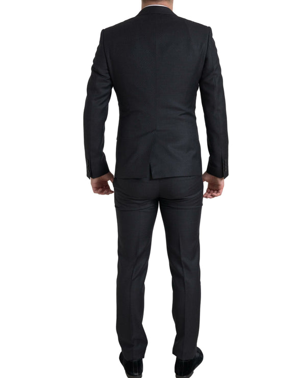 Traje de 3 piezas elegante de 3 piezas de Martini Slim Fit