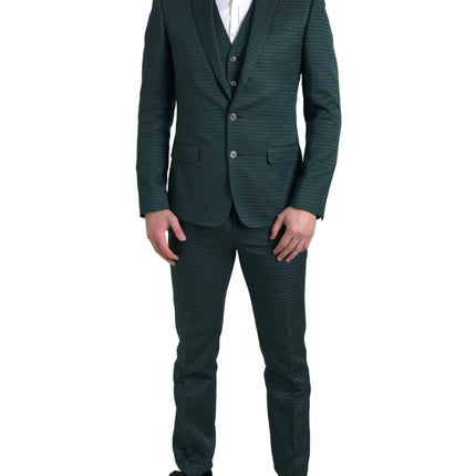 Emerald Elegance Slim Fit 3 pièces