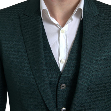 Emerald Elegance Slim Fit 3 pièces