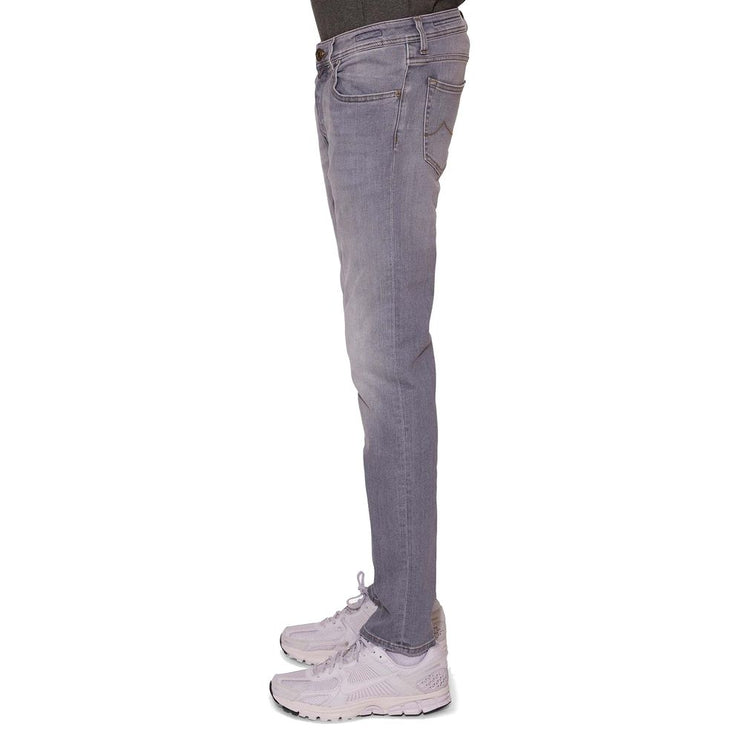 Slanke slanke fit grijze denim