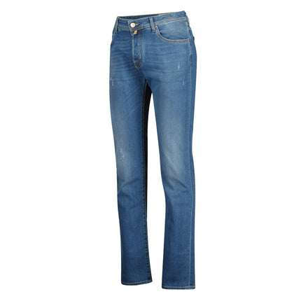 Jeans desteñidos de Fit Casual Slim elevado