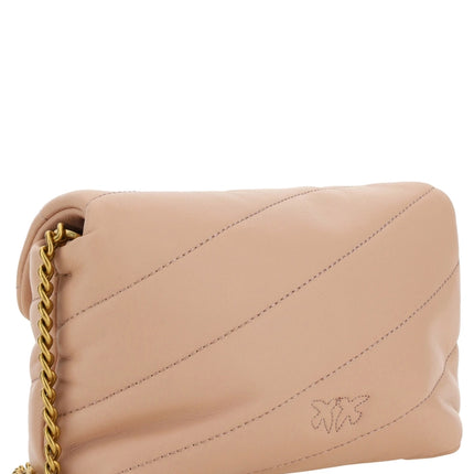 Bolso Chic Blush Quilted Crossbody Love Puff