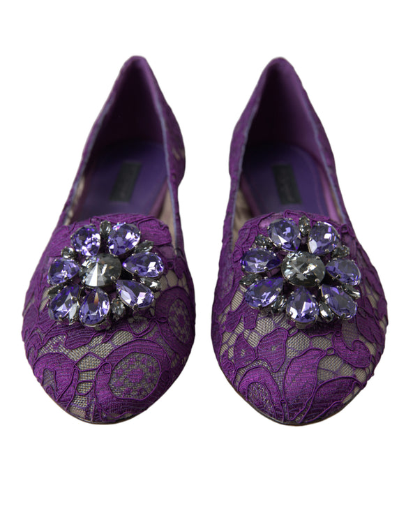 Elegantes zapatos de encaje floral vally plano