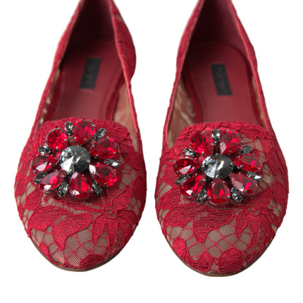 Elegante bloemen kanten Vally Flats