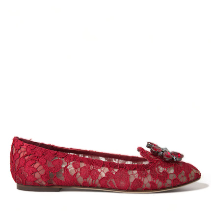 Elegante bloemen kanten Vally Flats