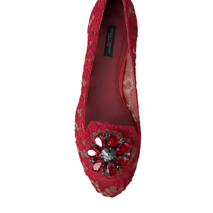 Elegante bloemen kanten Vally Flats