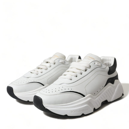 Zapatillas de cuero en blanco y negro Daymaster