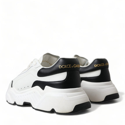 Zapatillas de cuero en blanco y negro Daymaster