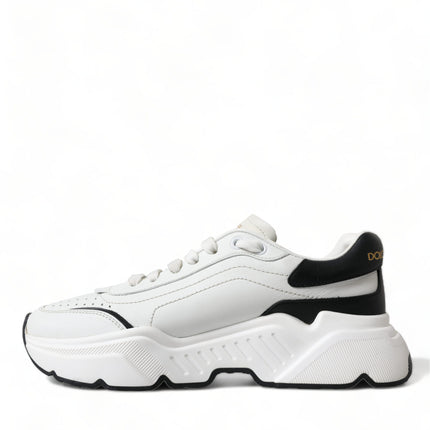 Zapatillas de cuero en blanco y negro Daymaster