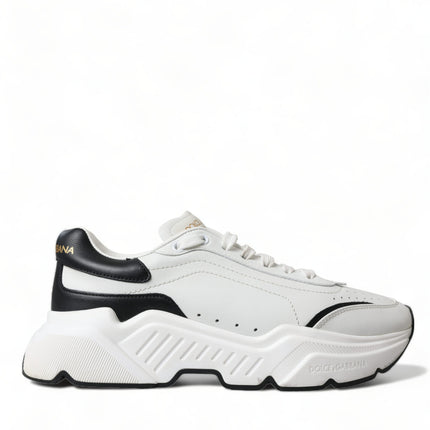 Zapatillas de cuero en blanco y negro Daymaster