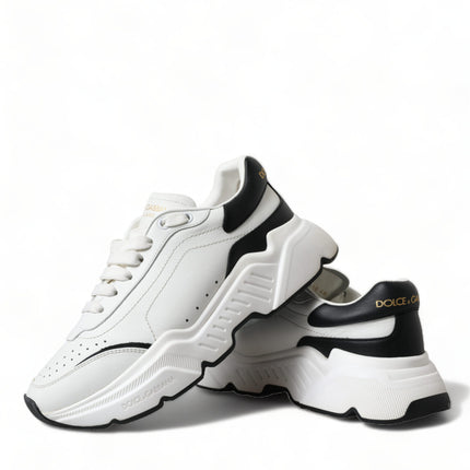 Zapatillas de cuero en blanco y negro Daymaster