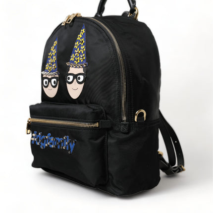 Elegant Black Gold Detail Backpack