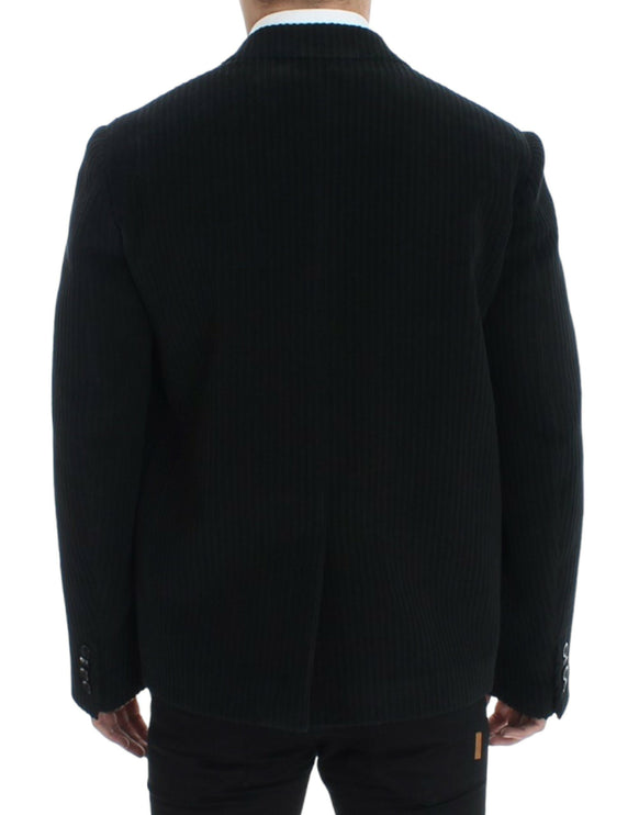 Elegant Black Martini Blazer Veste