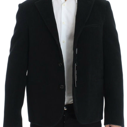 Elegant Black Martini Blazer Veste