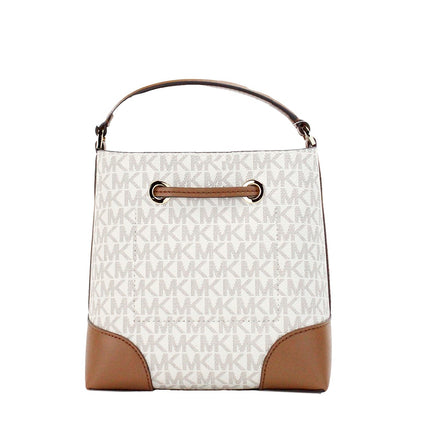 Bolso cruzado de piel Mercer Small Vanilla Signature